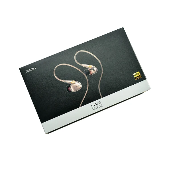 Meizu Live наушники Quad Driver in Ear двухканальный Ноулз сбалансированная арматура Hi Res Сертифицированный с микрофоном Дистанционного Управления - Цвет: Live Earphone