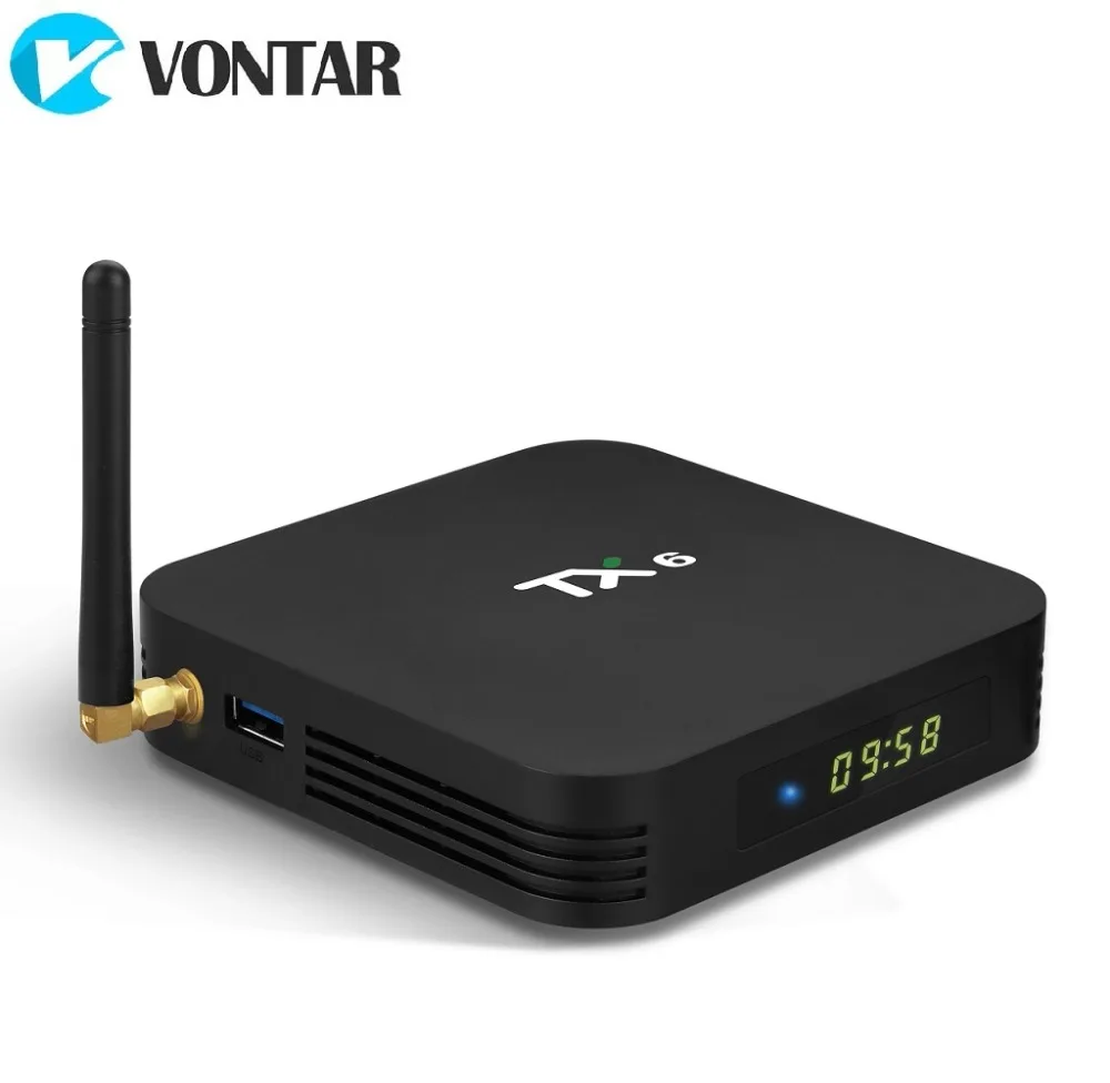 4 ГБ 64 Android 9 0 TV Box TX6 Smart BOX Allwinner H6 Quad Core ALICE Wifi HDR 4K Set Top медиаплеер|ТВ-приставки и