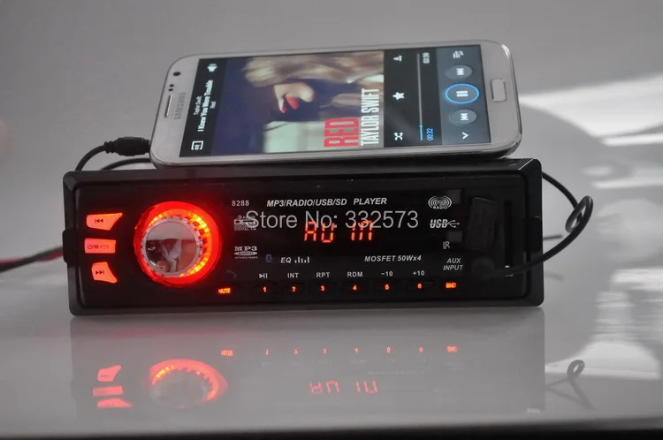 Новинка 2015 12 В автомобильное радио FM MP3 аудио плеер Bluetooth функция телефон