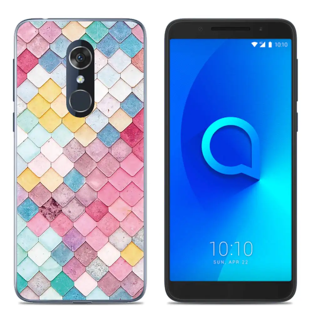 Phone Case For Alcatel 1C / 1X 3 3C 3V 3X Cute Cartoon High Quality Painted TPU Soft Silicone Cover |