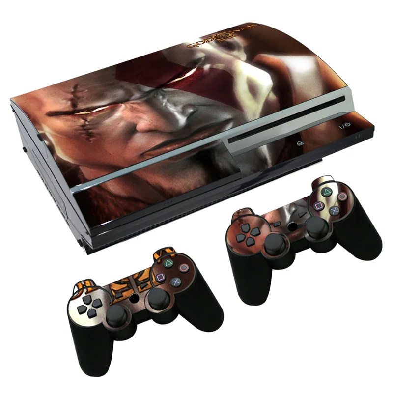 Наклейка God of War для PS3 Fat PlayStation 3 консоль и контроллеры Skins виниловая