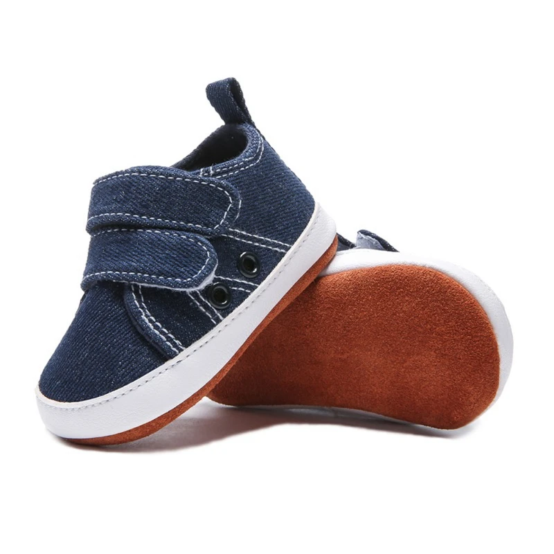 

Baby Boy Canvas Shoes Infant First Walkers Nonslip hard Sole Toddler Baby Shoes Sole Shoes Canvas Sneaker For 0-18M