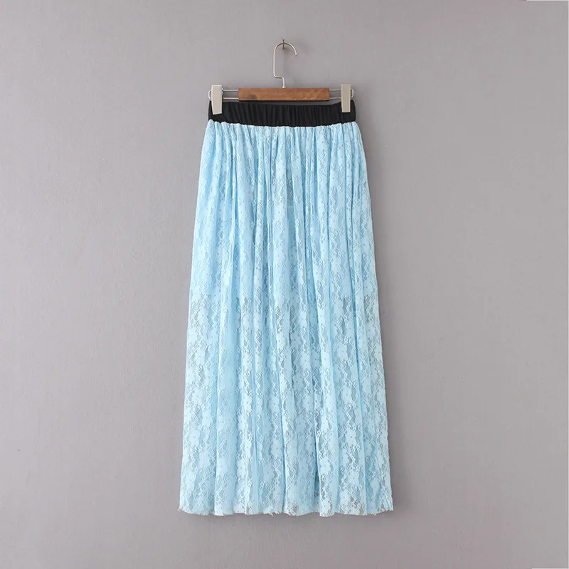 ASDS/кружевная юбка Для женщин элегантные летние Высокая Талия Юбки-карандаши 2018