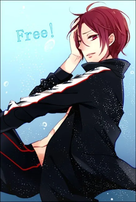 Аниме бесплатно! Мужской костюм для косплея Rin Matsuoka купальный Iwatobi клуба