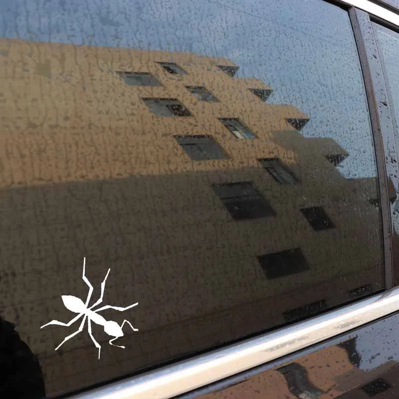 YJZT 15CM*15CM Lifelike Ant Nifty Vinyl Decal Car Sticker Black/Silver C19-0453 | Автомобили и мотоциклы