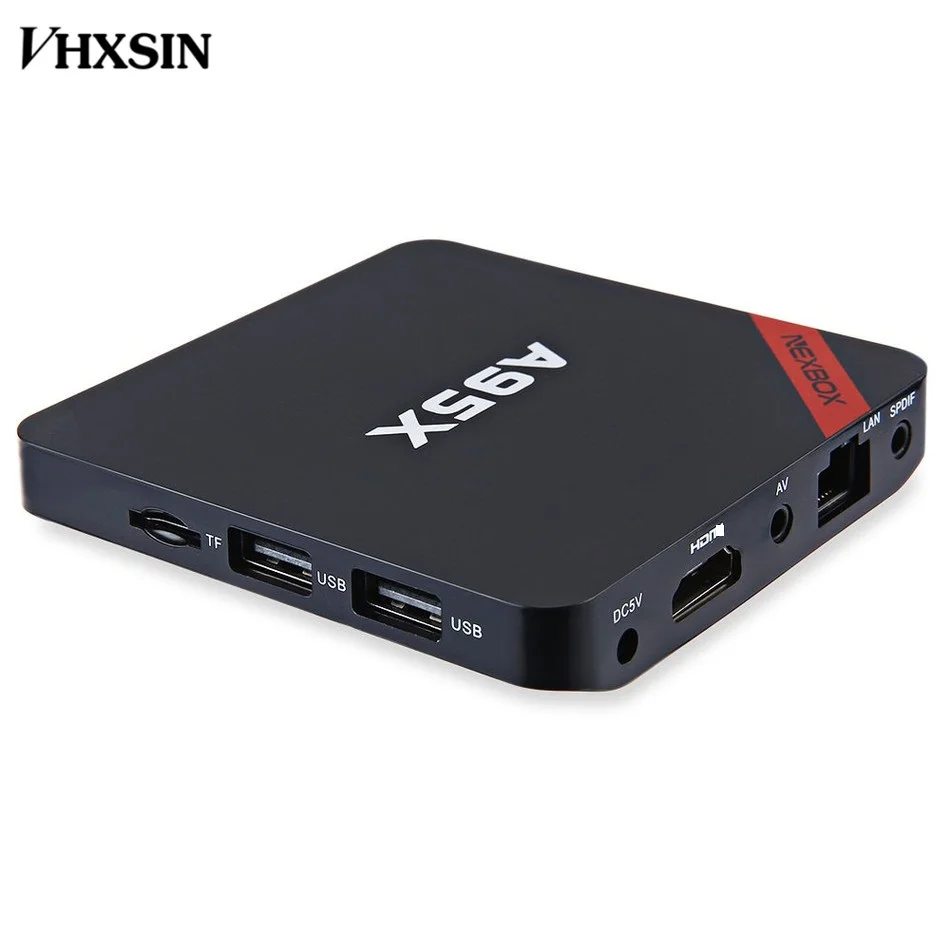 VHXSIN 2 шт./лот Nexbox A95X amlogic s905W четырехъядерный Android 7 1 Smart TV Box RAM ГБ 8 HD 0 | Электроника