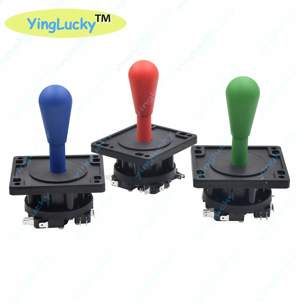 Фото Yinglucky 1 pieza аркадный стиль джойстик американо HAPP джойстик Малины Pi MAME DIY пивы 8 цветов dispon №1