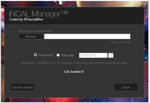 Новый INCAL Manager 1.0.4 (решение истекшей проблемы)| |