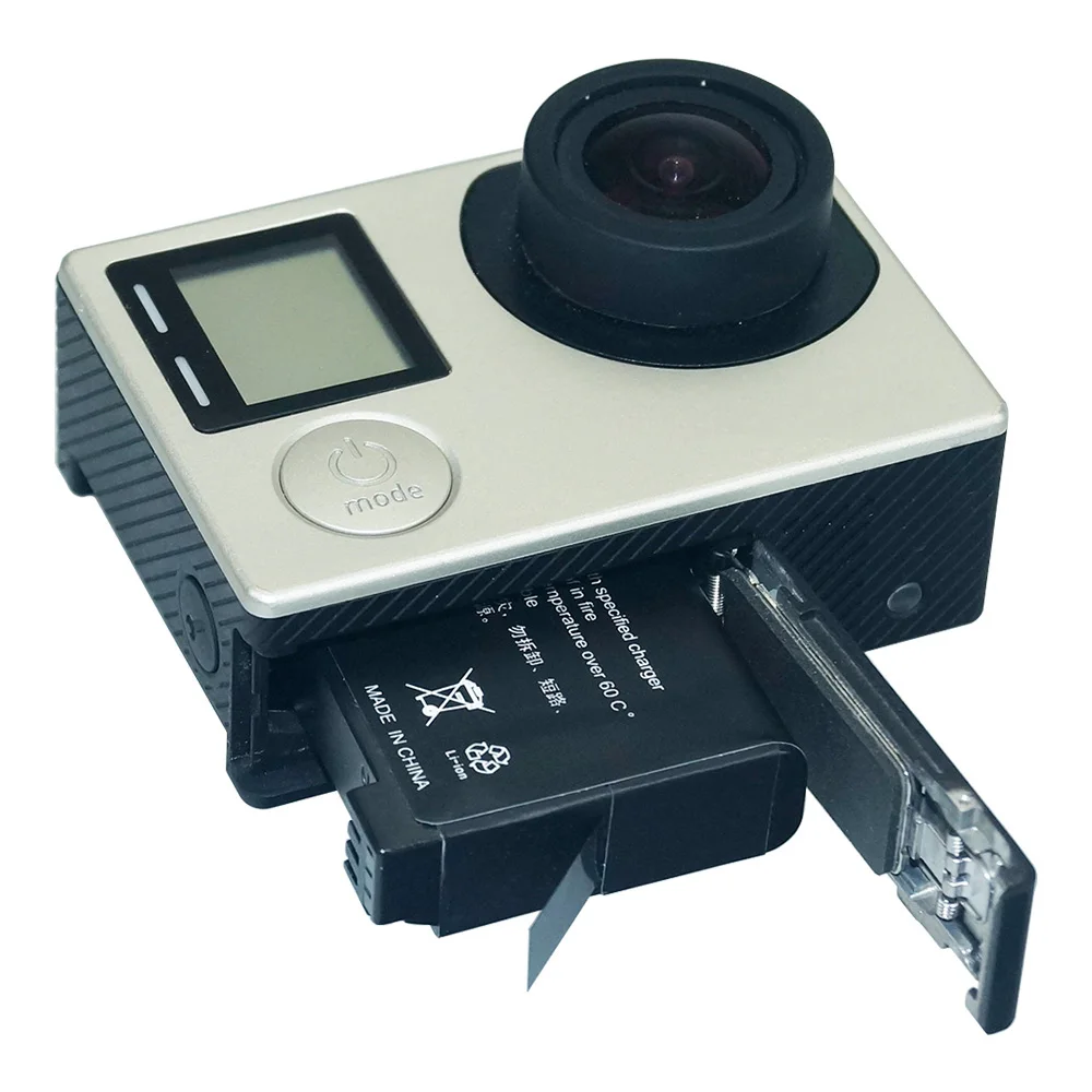 Аккумулятор Hixon для GoPro HERO 4 и AHDBT 401 аксессуары фотокамеры с двойным зарядным