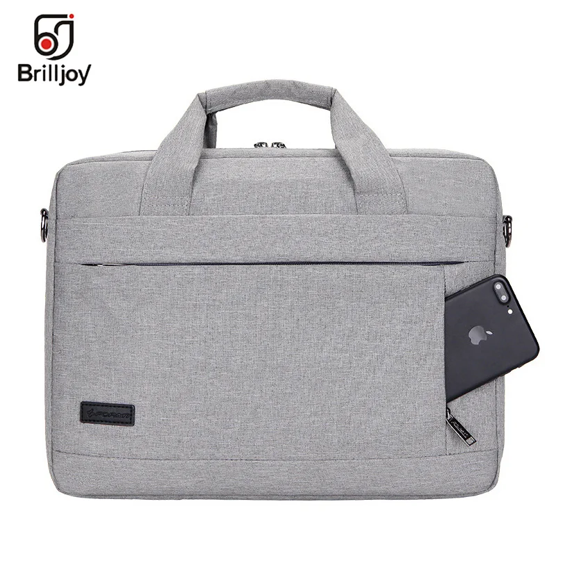 Brilljoy Men Women Travel Briefcase Bussiness Notebook Bag for Large Capacity Laptop Handbag for 14 15 Inch Macbook Pro Dell PC