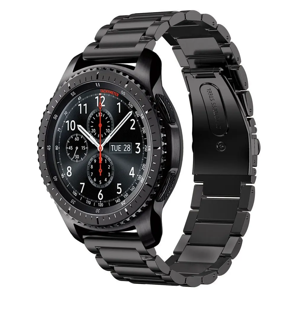 Шестерни S3 ремень для samsung Galaxy watch 46mm Шестерни S3 Frontier/классический ремешок для часов Нержавеющая сталь ссылка браслет «Умные» часы аксессуары