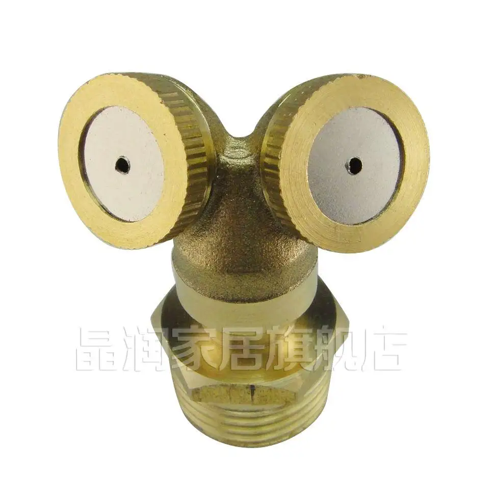 

Copper nozzle 4 dn15 double nozzle spray nozzle