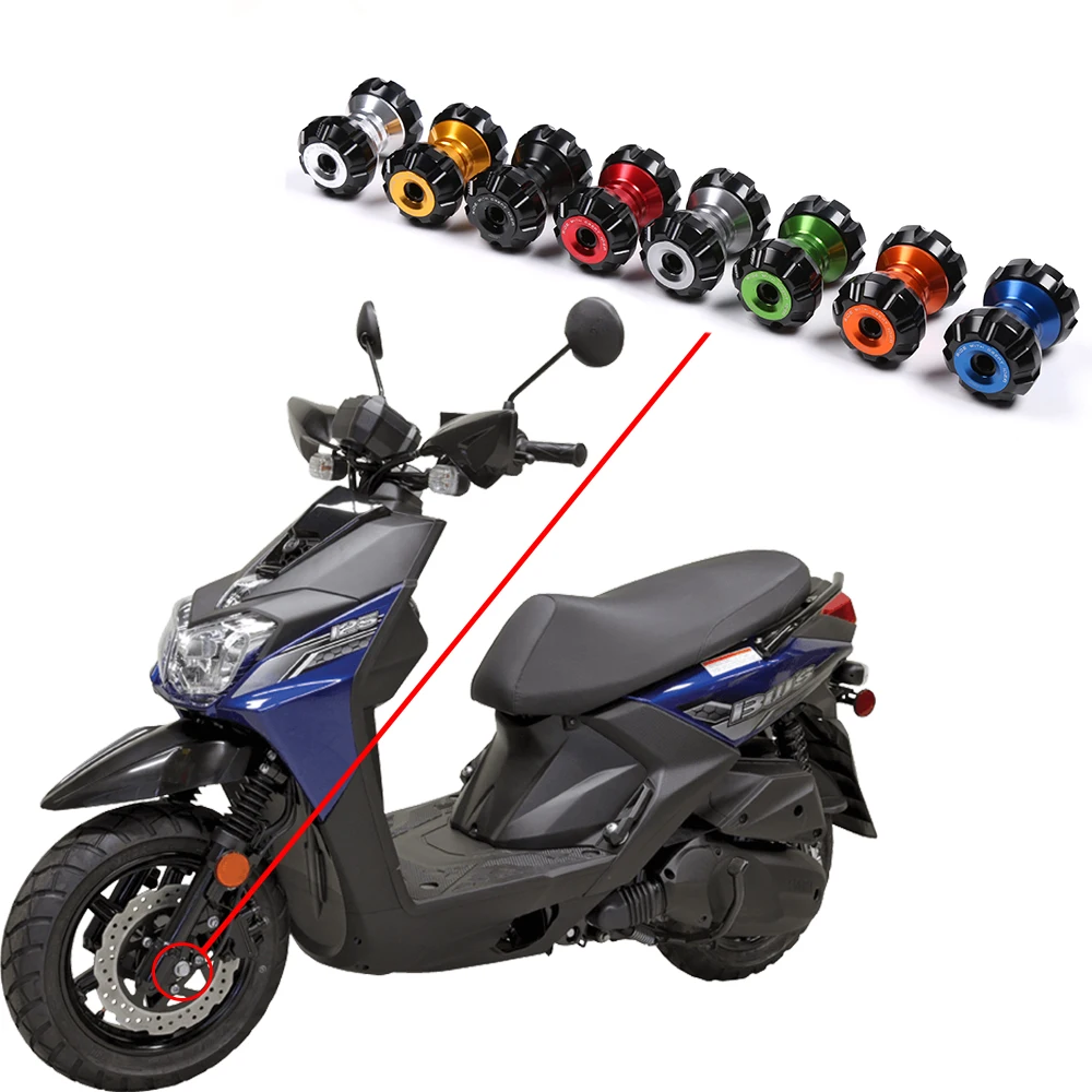 FENRIR Motorcycle Front Fork Wheel Frame Crash Sliders Falling Protection For Piaggio vespa Honda Yamaha suzuki Benelli KTM BMW |
