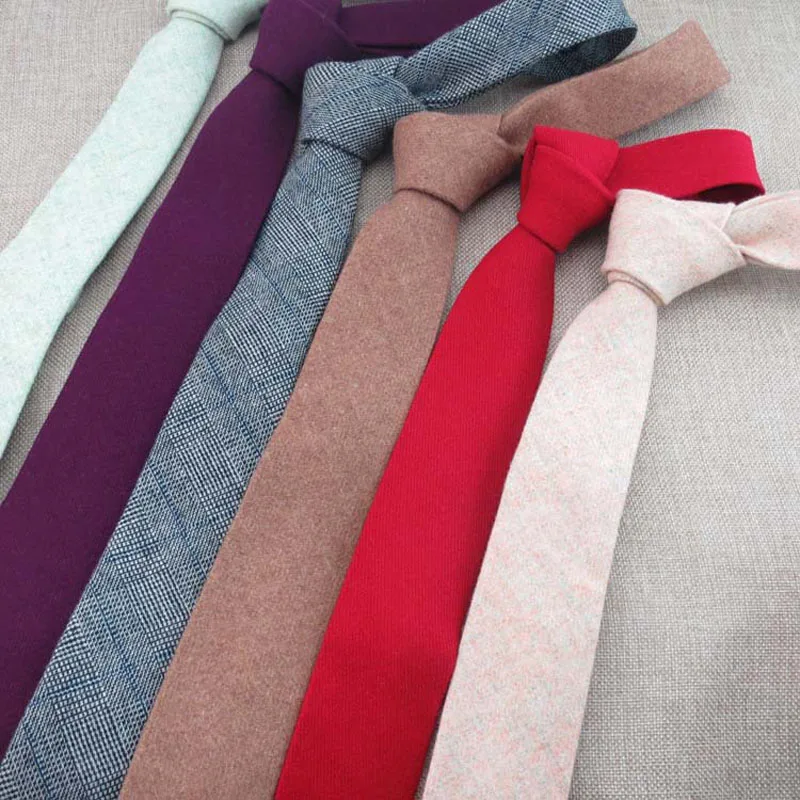 Коммерческий роскошный мужской галстук из 100% шерсти классический винтажный