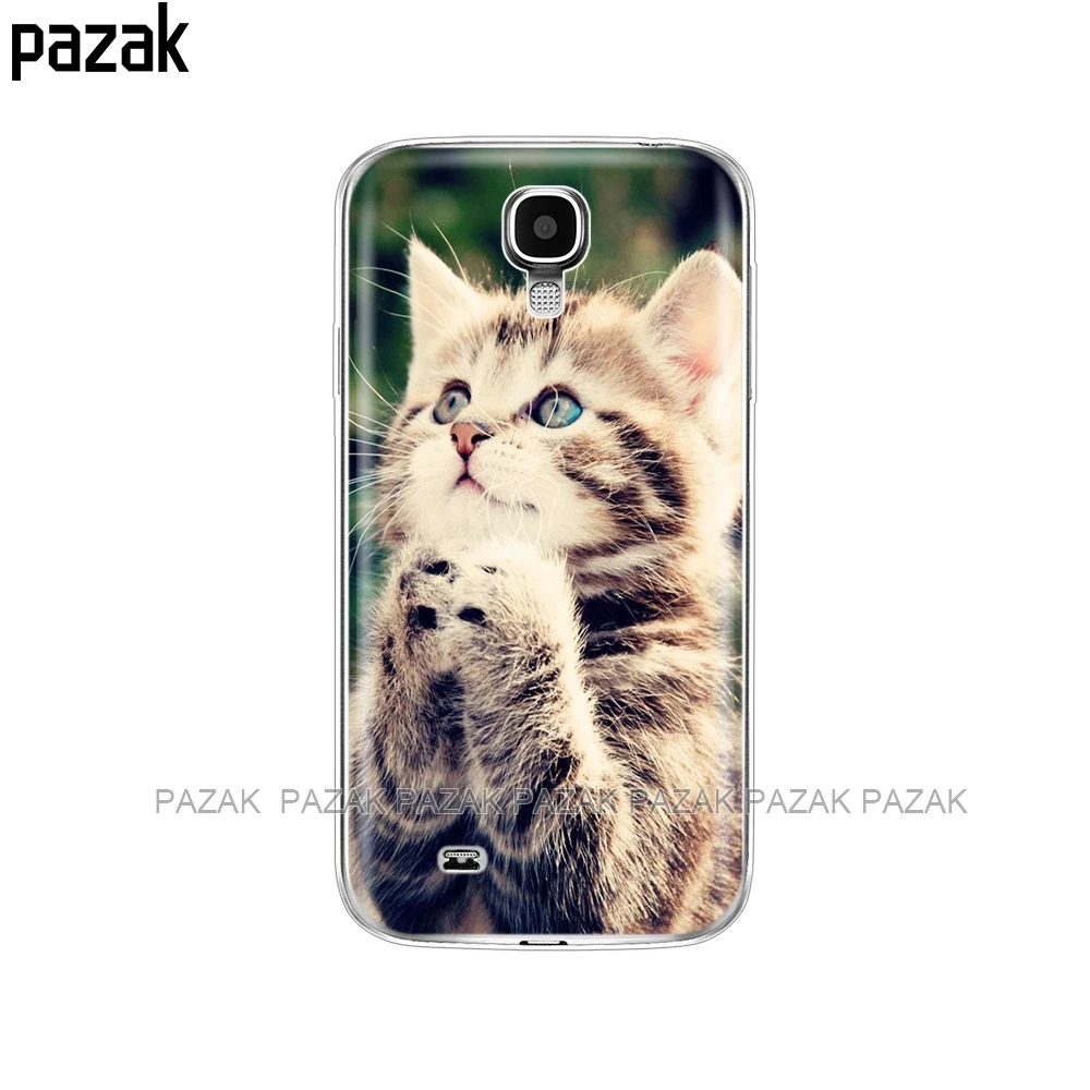 Silicone Soft Case For Samsung Galaxy S4 i9500 TPU Cover For Samsung S4 Phone shell da Hoesje Protective For S 4 phone shell - Цвет: 34310