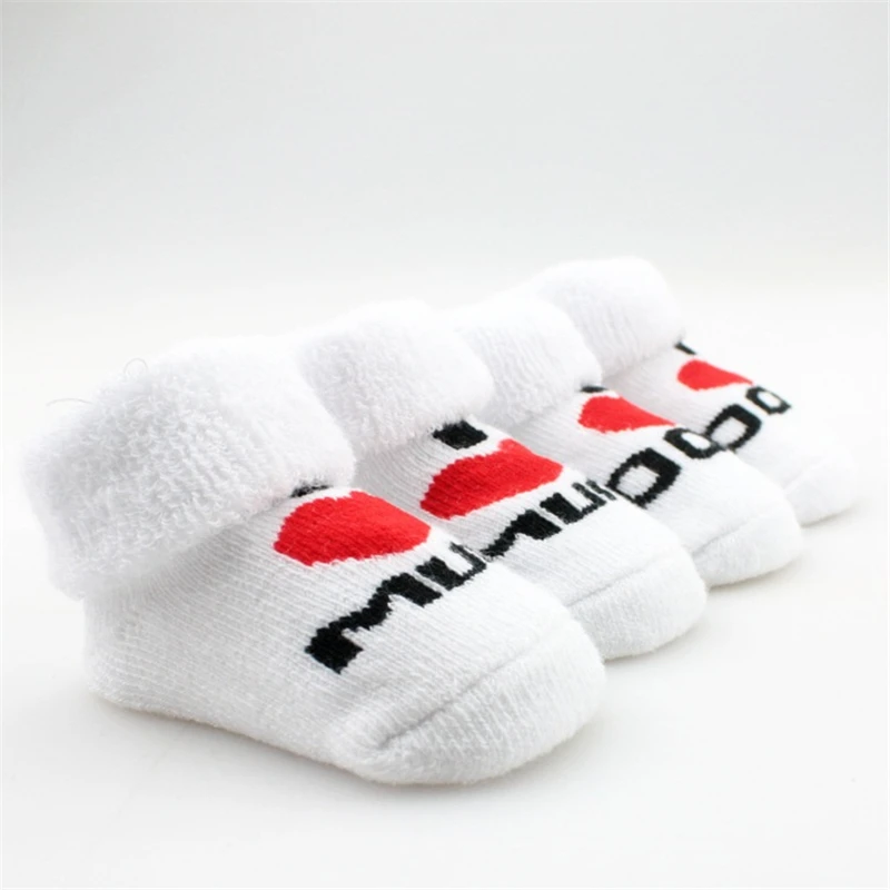 Милые хлопковые мини-носки для девочек и мальчиков детские носки новорожденных с - Фото №1