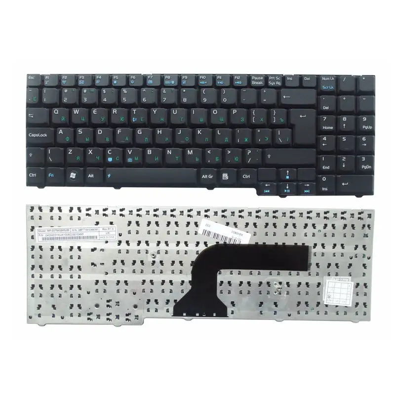 Русская черная новая клавиатура для ноутбука ASUS M50 F7 G70 M50V X57 M70 G71 G2 G1P с русской