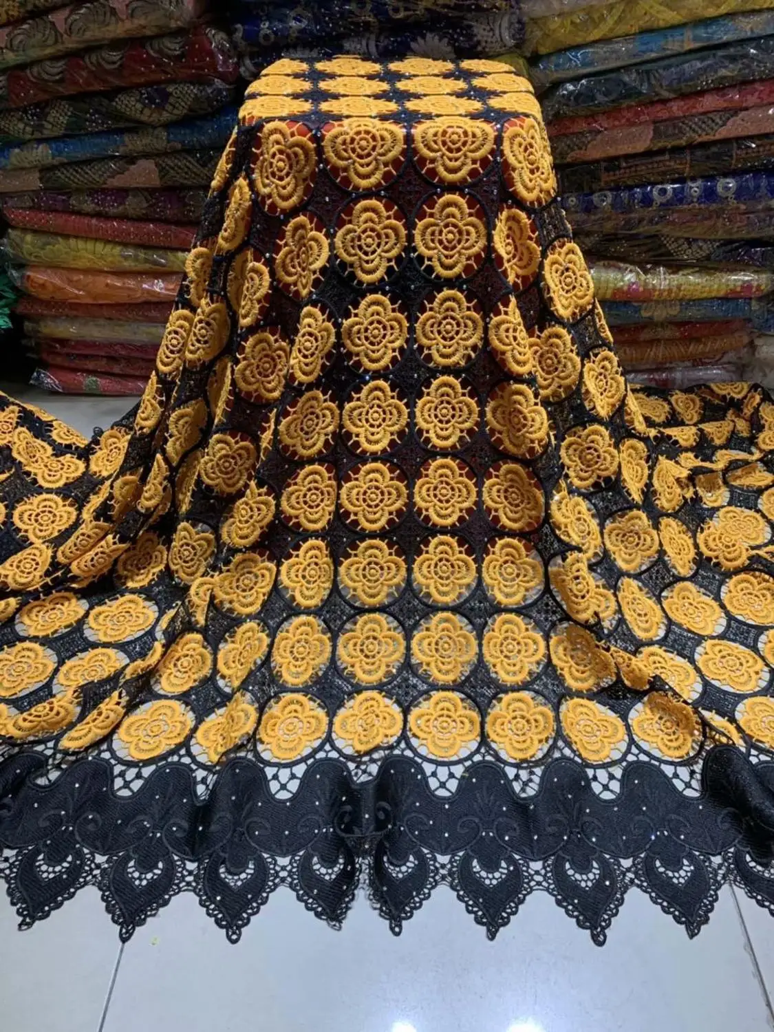 2019 последняя африканская кружевная ткань высокого качества нигерийская Tissu