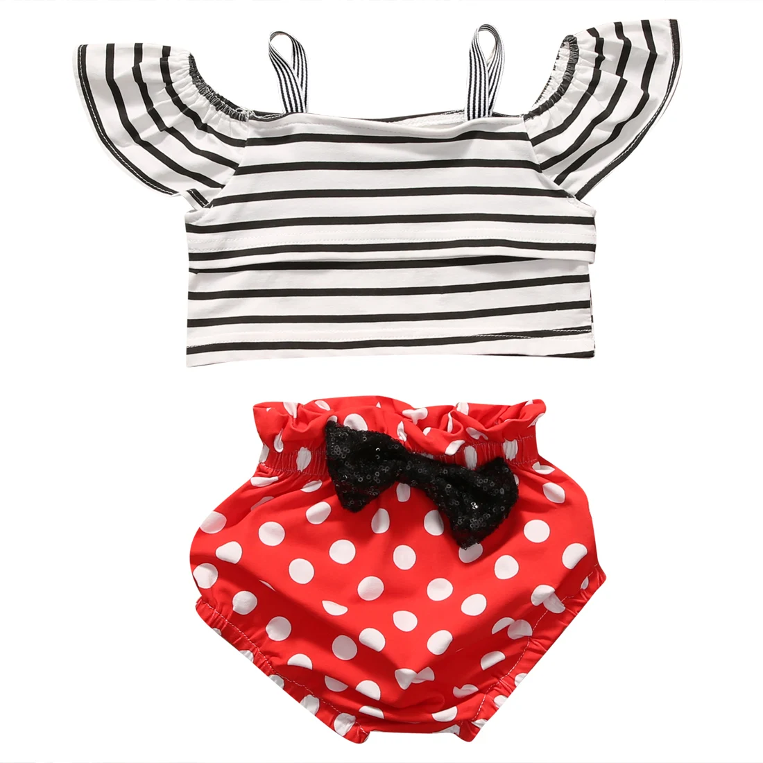 Новинка 2019 комплекты одежды для маленьких девочек с рисунком из мультфильма