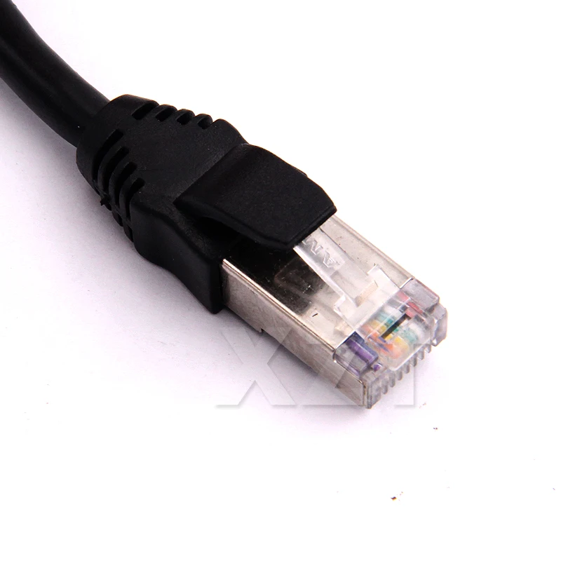 1 шт. новая 8 контактная сеть Ethernet LAN RJ45 с винтовым замком Удлинительный кабель