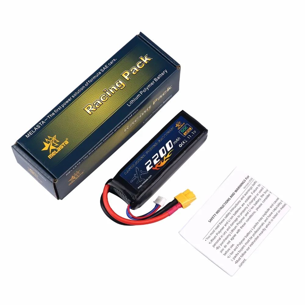 Melasta 3S 2200mAh 11 1 V 50C софтбокс LiPo аккумулятор с штепсельной вилкой XT60 для RC гоночных