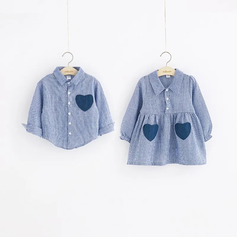 Платье для старшей сестры рубашка одежда сестер брата и рубашки в