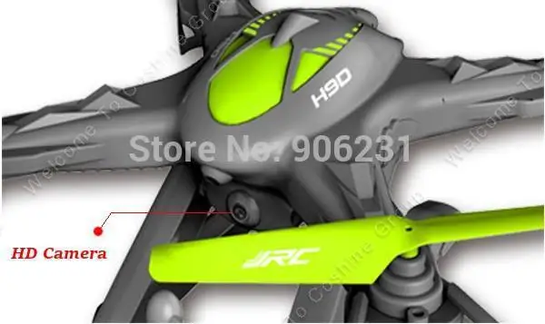 Бесплатная доставка! JJRC H9D FPV RC Мультикоптер вертолет игрушки с HD 720P Камера Дрон 6