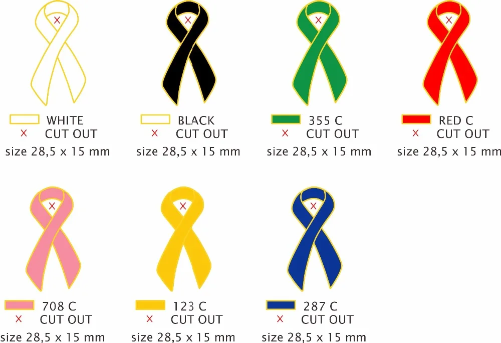 Значки для лацканов из разноцветной ленты-железные латунные + краски эпоксидная