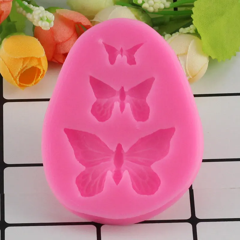 Mujiang 3D Бабочка силиконовые формы Конфеты Шоколад Fimo глина плесень DIY Сахар ремесло кекс выпечки инструменты для украшения тортов из мастики