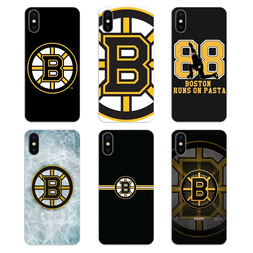 For Huawei P Smart Y6 P8 P9 P10 Plus Nova P20 Lite Pro Mini 2017 SLA-L02 SLA-L22 2i Boston Bruins Ice Hockey Silicone Phone Case |