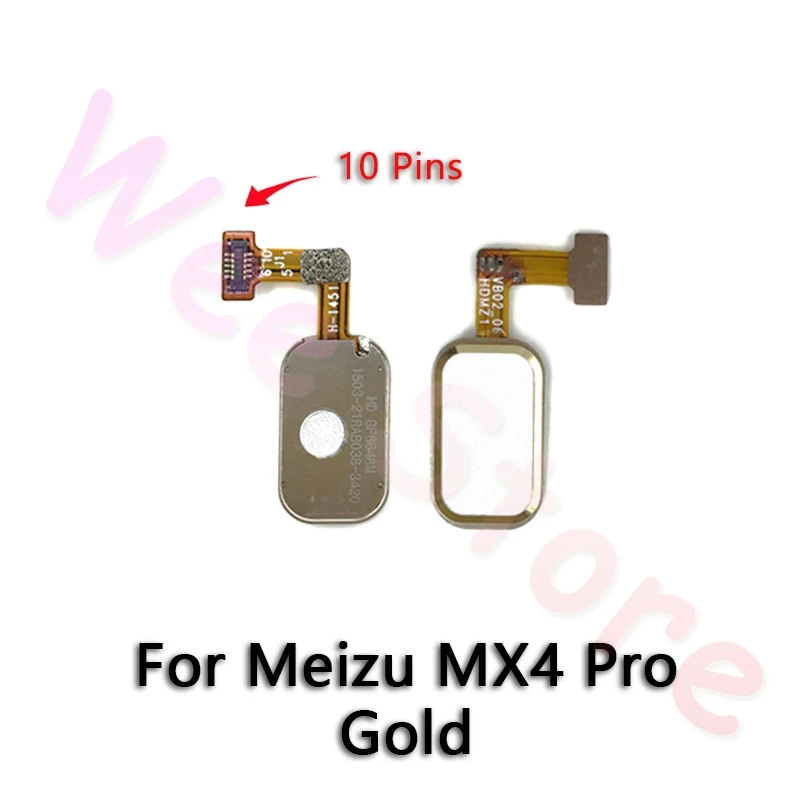 Гибкий кабель с сенсором отпечатков пальцев для Meizu MX4 MX 4 Pro Оригинальные запасные