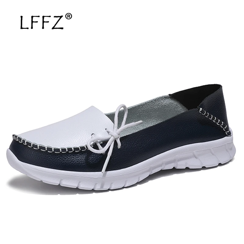 LFFZ/Большие размеры 36-42 женская обувь на плоской подошве Модный бант-бабочка