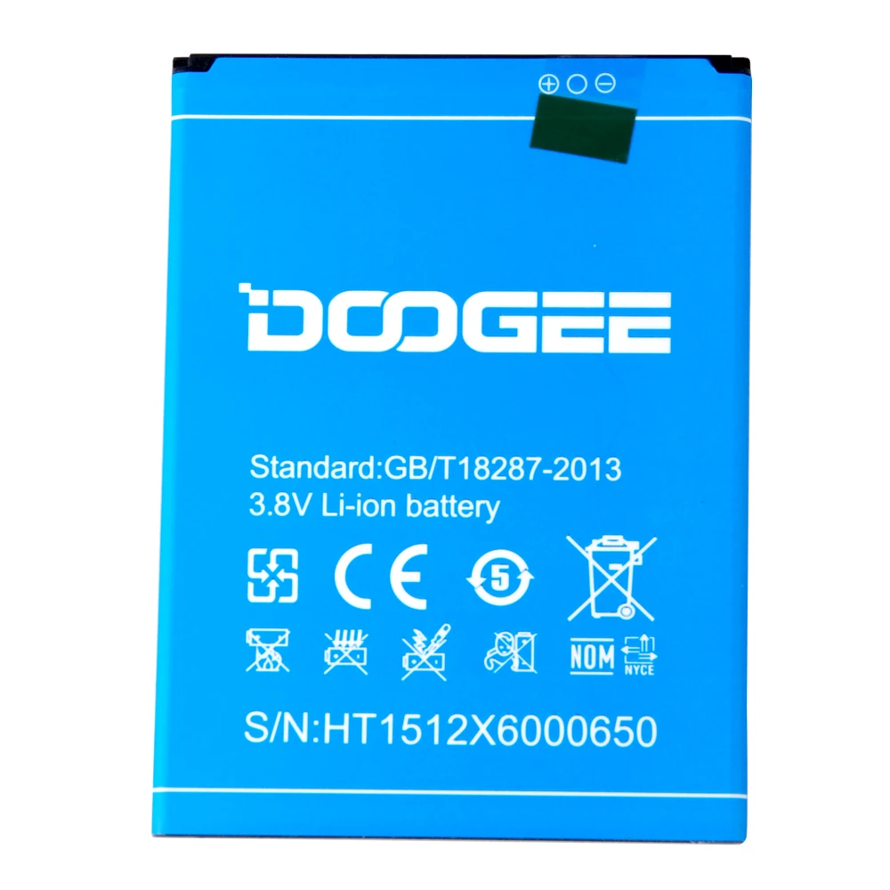 Высококачественная оригинальная запасная батарея DOOGEE X6 для 3000 мАч Pro Smart