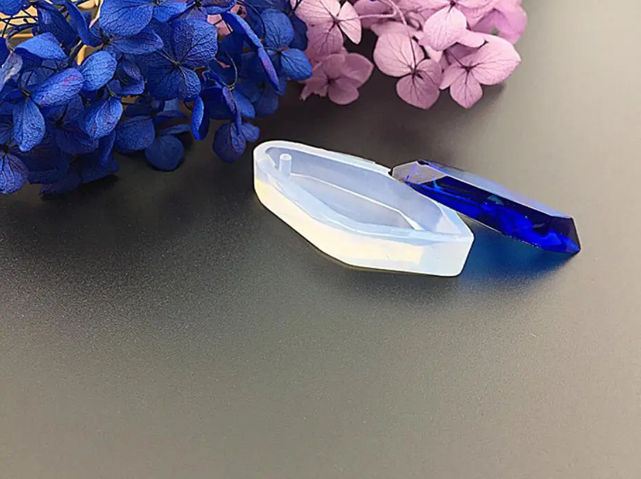 2 шт. силиконовая форма в виде ромба с отверстием для эпоксидной смолы|mould mould|mould