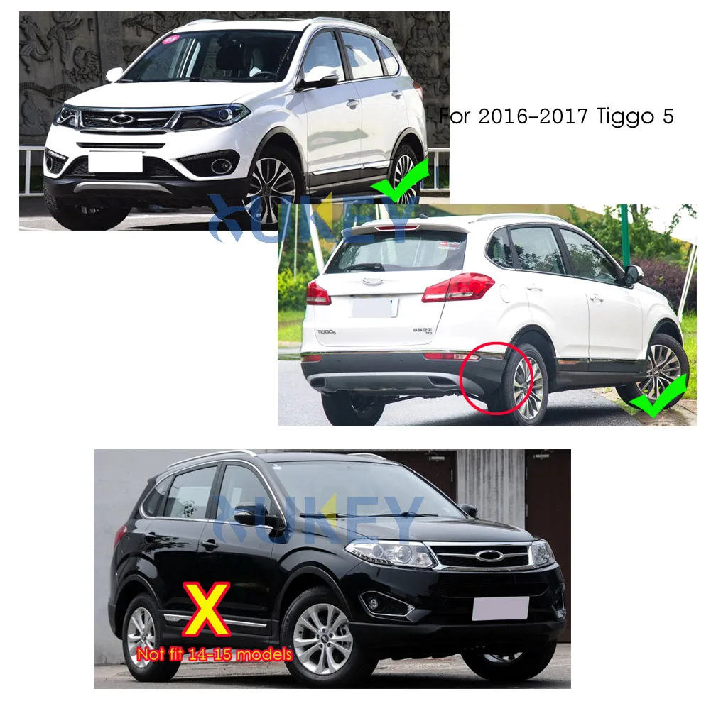Набор литых автомобильных брызговиков для Chery Tiggo 5 DR6 Брызговики крыло брызговиков передний задний Стайлинг