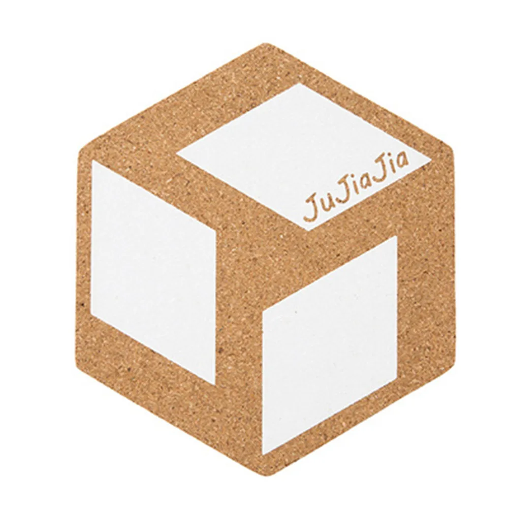 Wood Soft Coaster Pad Coffee Cup Tea Drink Mat Pot Geometry Dining Wooden Heat-insulated Placemats Decoration Accessories | Дом и сад