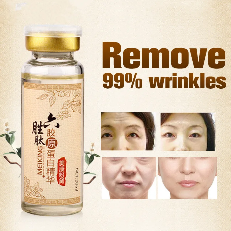 Коллагена пептидов + argireline против морщин Сыворотки для ухода за кожей лица colageno