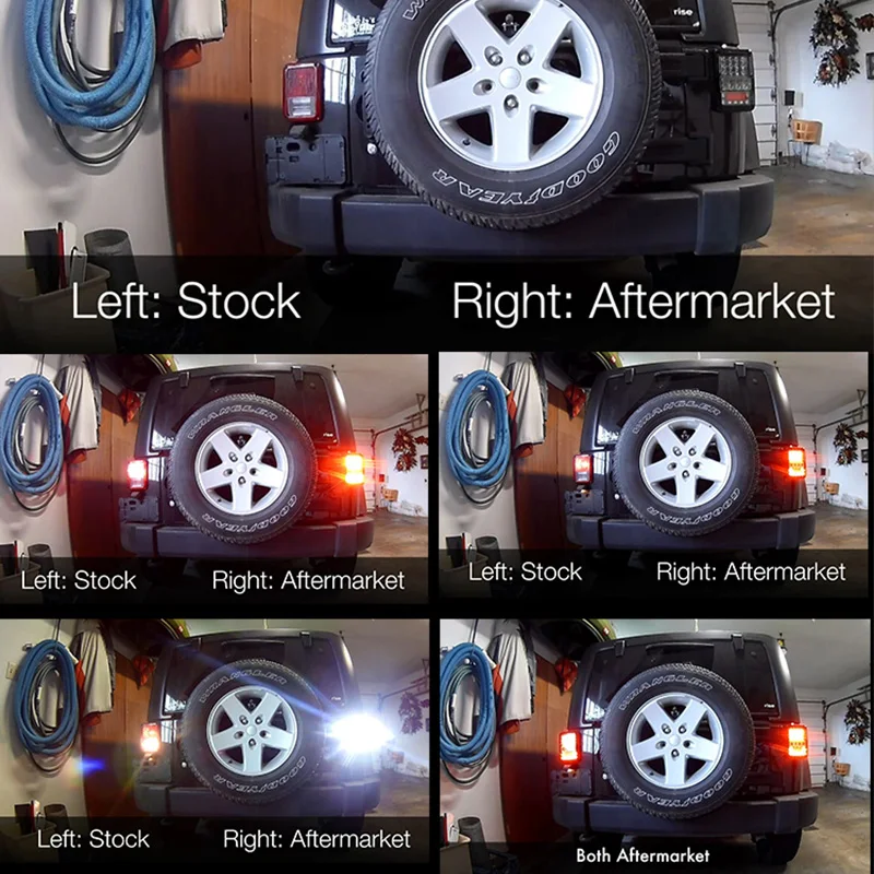 Новый светодиодный фонарь светильник s дымчатые линзы для Jeep Wrangler 2007-2017 JK по