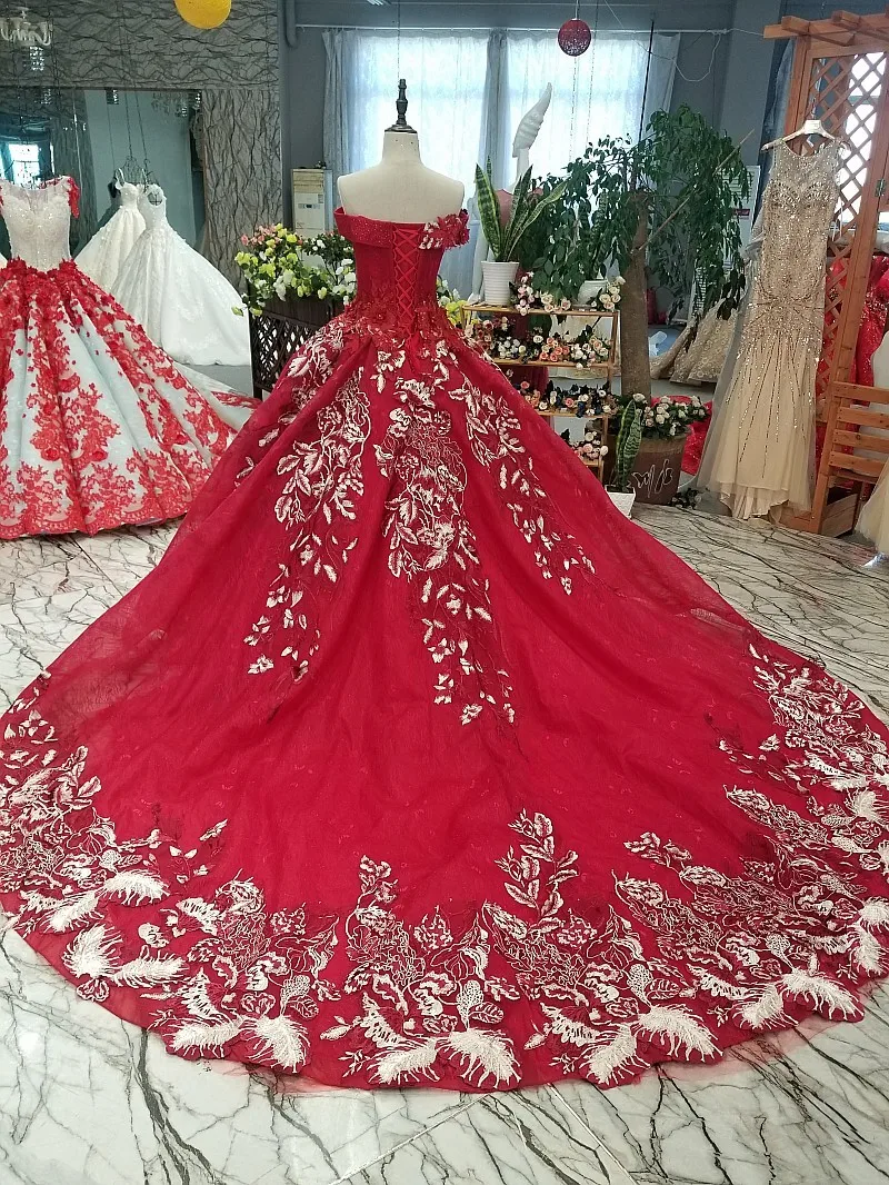 2018 Новое узорное свадебное платье невесты на одно плечо в Корейском стиле