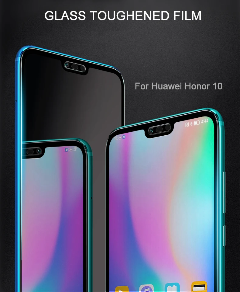 2 шт./лот, полностью закаленное стекло для huawei Honor 10, защита экрана 9 H, анти Blu-ray, закаленное стекло для huawei Honor 10, стеклянная пленка