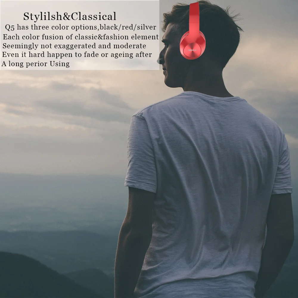 Bluetooth наушники Bingle Q5 складные с шумоподавлением и микрофоном|Наушники гарнитуры|