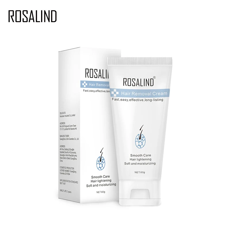 Крем для удаления волос ROSALIND безболезненный эффективный депилятор подмышек рук