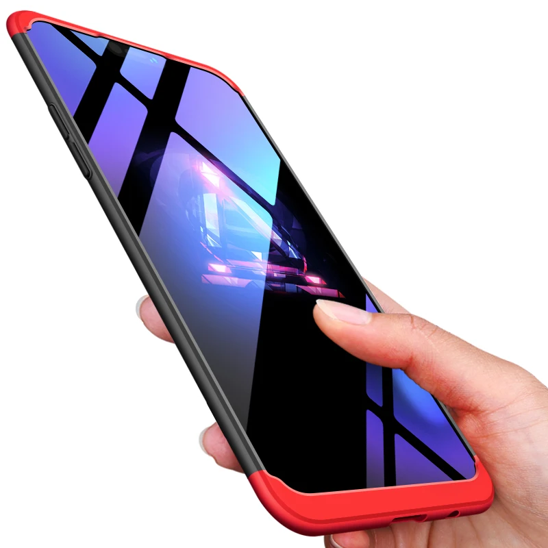 Vpower чехол oneplus 6 т Полная защита 360 анти-стук 3 в 1 для one plus Жесткий Тонкий |