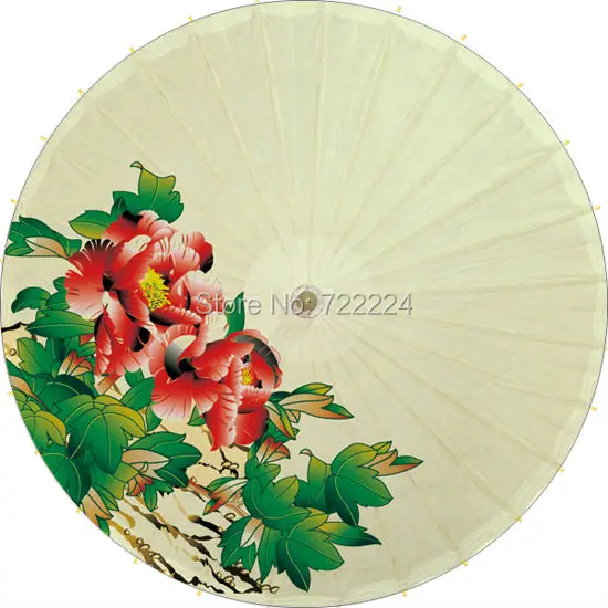 Dia 84 см пион цветочный рисунок смазанная бумага зонтик КИТАЙСКИЙ ручной работы