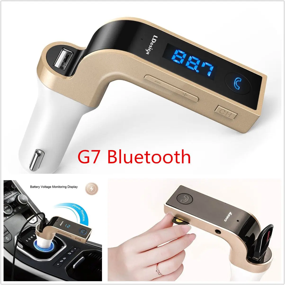 Aux Usb Alpine Bluetooth Car Mp3 Music Player Fm Transmitter Modulator Charger Handsfree Cables Adapters & Sockets | Автомобили и