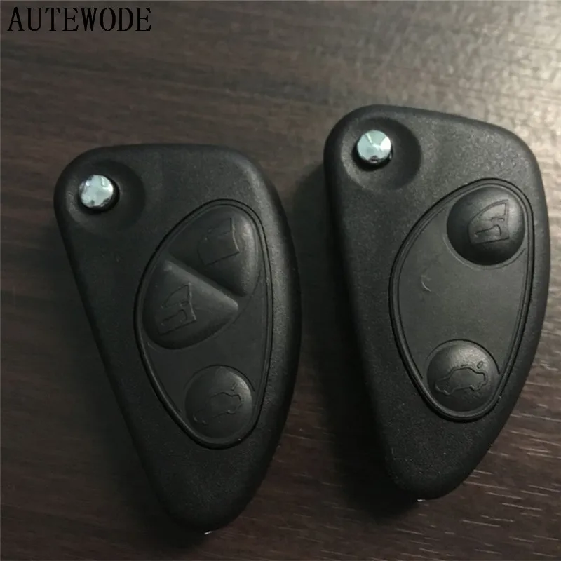 Новинка AUTEWODE чехол для автомобильного ключа Alfa Romeo 147 156 GT 2 3 задняя крышка