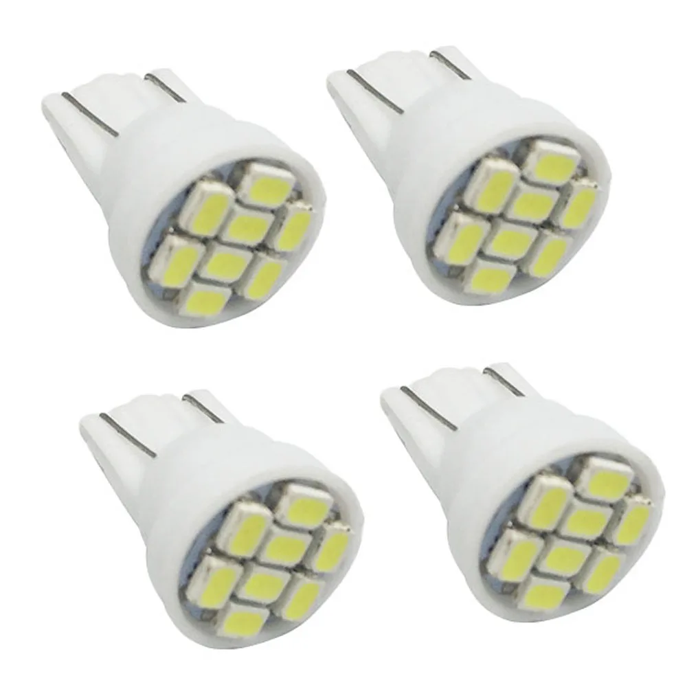 

YSY 100X High Quality T10 1206 8Smd 8Led 194 168 192 W5W Auto Car White Wedge Lamp Light Blub DC12V