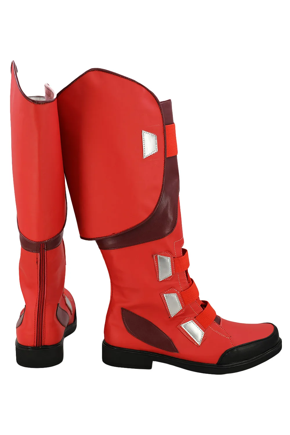 

Steven Rogers Cosplay Shoes Captain Red Boots America Costume Props Halloween Carnival Party Shoes Custom Made