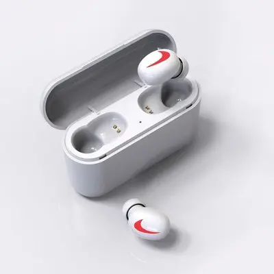 HBQ Bluetooth 5,0 наушники портативные TWS беспроводные наушники-вкладыши 3D стерео звук с микрофоном свободные руки спортивные наушники Авто сопряжение гарнитура - Цвет: Hook white