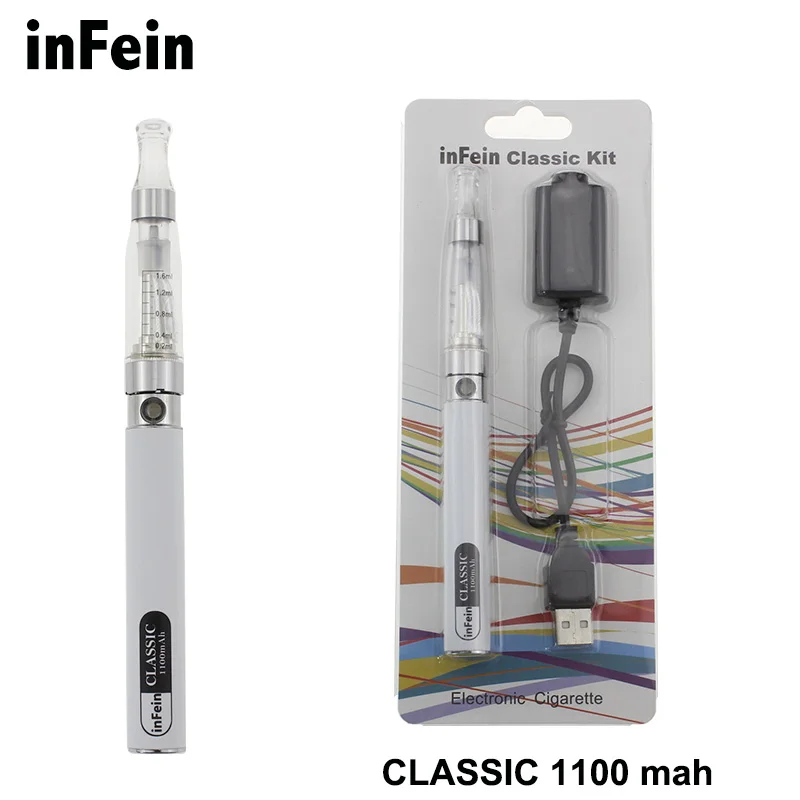 Infein Классическая электронная сигарета блистер starter kit 1.6 мл распылитель VAPE кальян